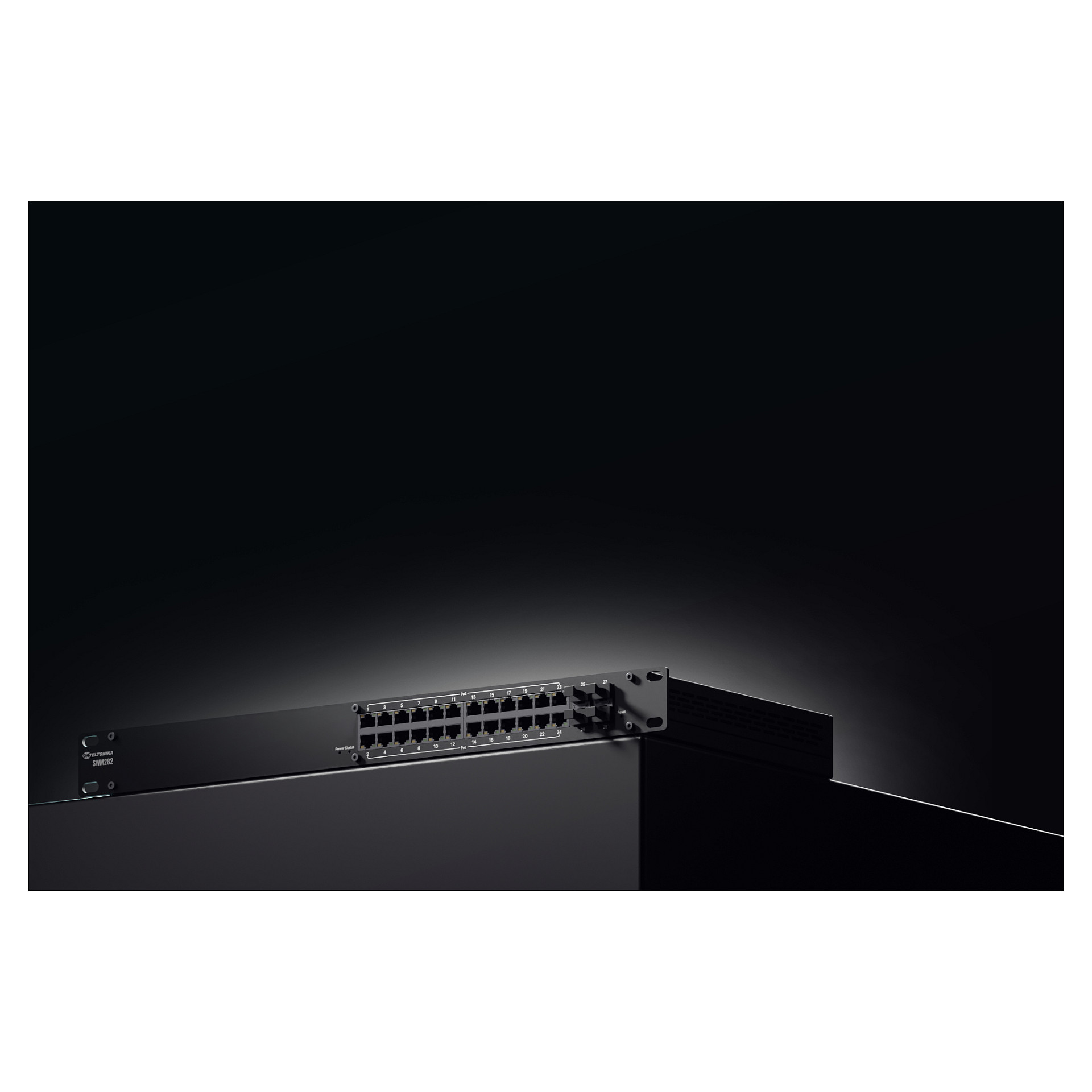 Teltonika SWM282 L2+ Managed PoE Switch 24 Port | 4x SFP | 300W | 19" Rack thumbnail 6