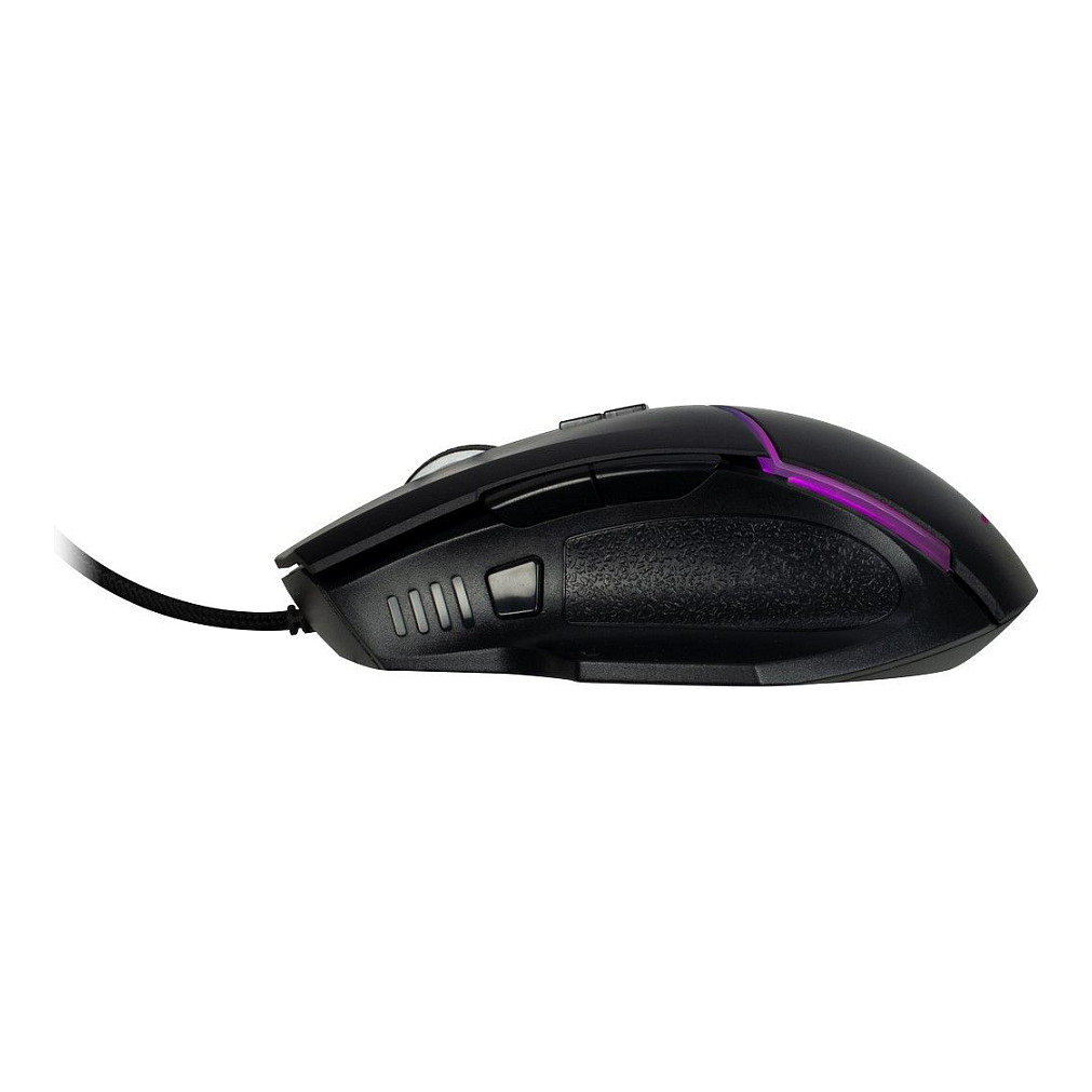 Maus Gaming me Kabllo Inter-Tech Nitrox GT-100 RGB / 200-6400 DPI / 7 Butona / 1000 Hz / USB 2.0 / 135 g – Zezë 4