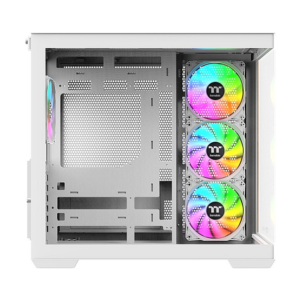Kasë PC Thermaltake View 380 WS ARGB / Midi Tower / ATX / 4x 120mm ARGB Fan / Tempered Glass - Bardhë 4
