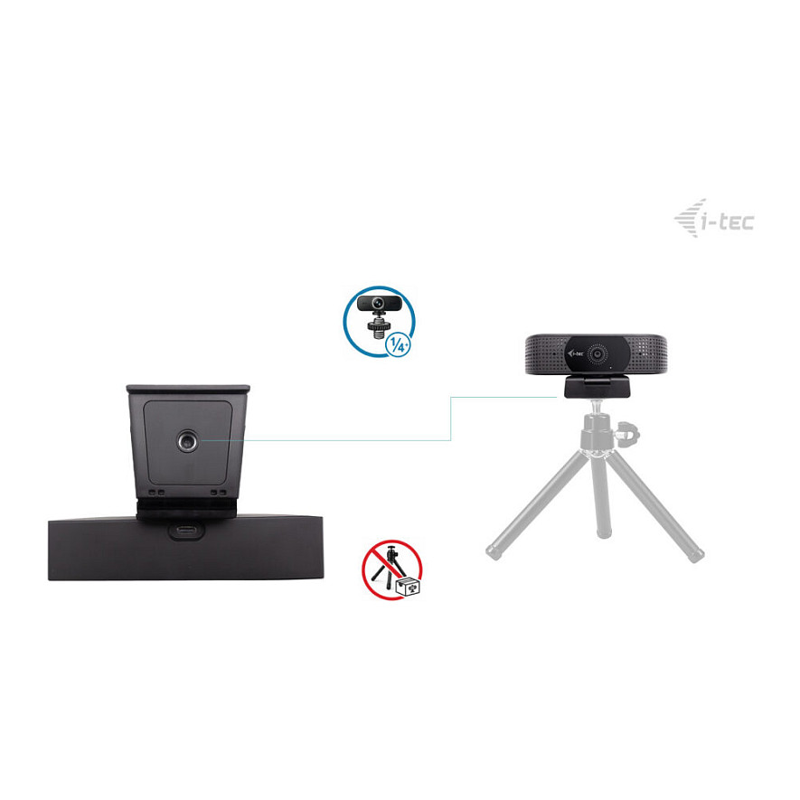 Webcam I‑TEC SOLOMON 500 / 4K / PDAF - Zezë 5