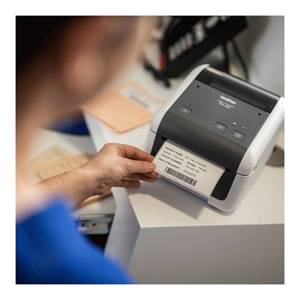 Printer Label Brother TD-4520DN / LAN / USB / 300 DPI / 152 mm/s thumbnail 3