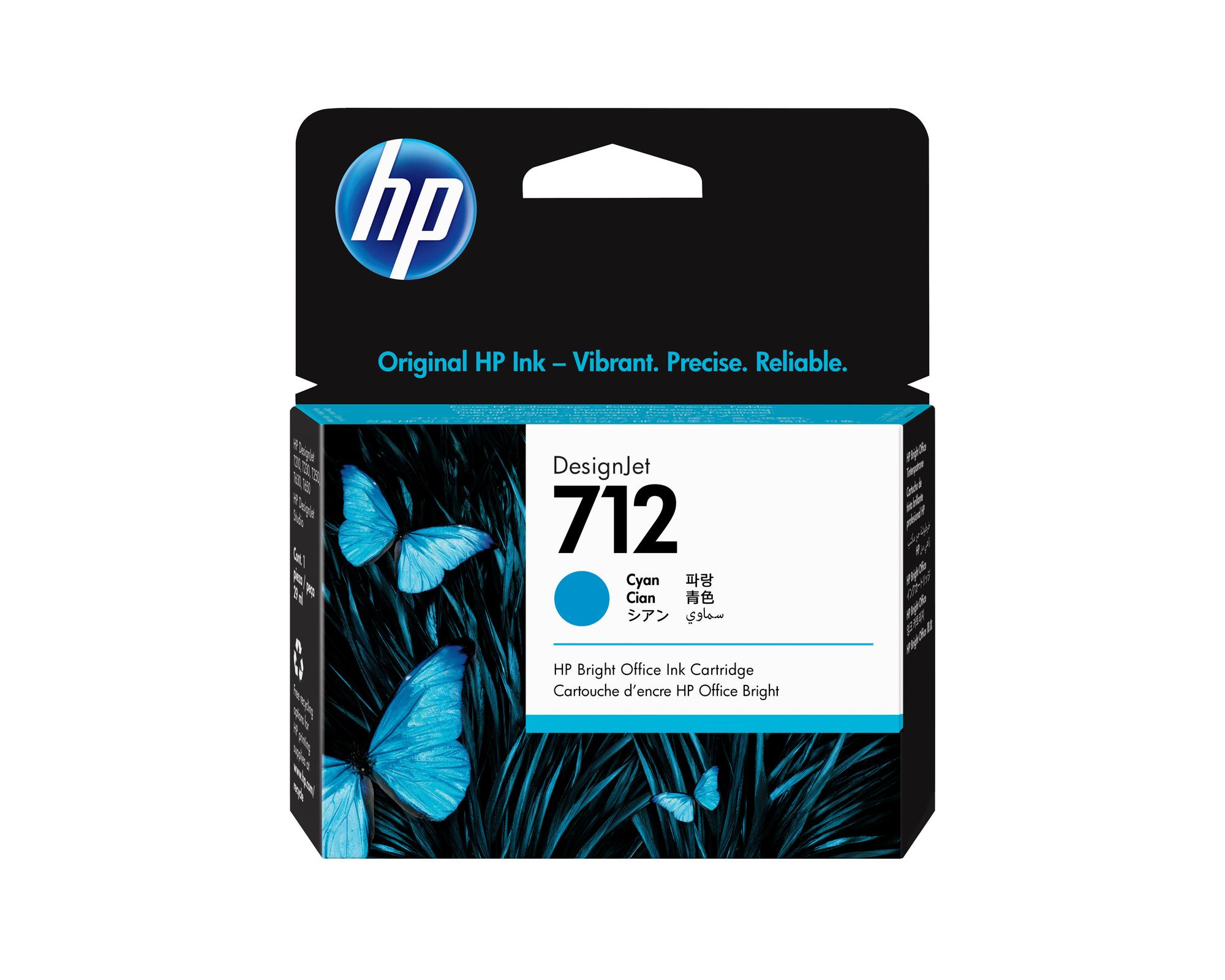 INK HP 712 / 3ED67A / 29 ml – Blu e çelët