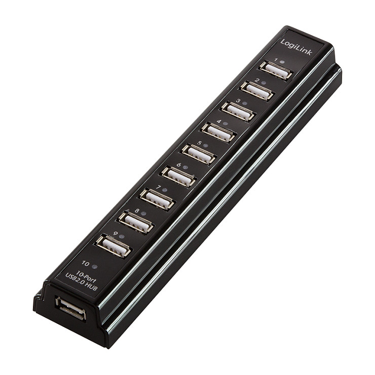 Hub LogiLink UA0138 , 4x USB-A , USB 2.0 , 480Mbps , Plug & Play - Gjelbër 5