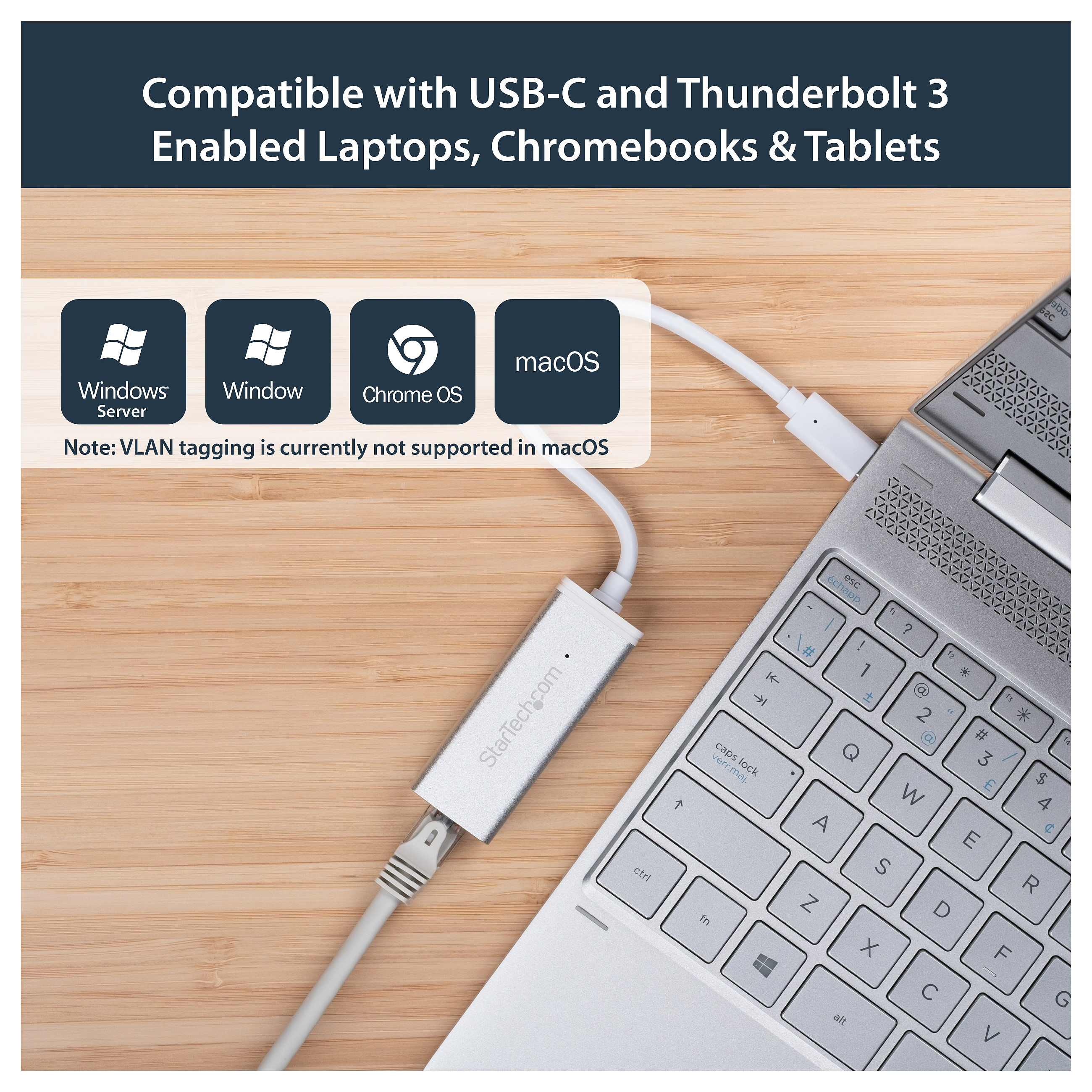Adapter Rrjeti USB StarTech.com US1GC30A, USB-C 3.2 Gen 1, 1x Gigabit LAN RJ45, 10/100/1000Mbps, Realtek RTL8153 - Argjend 7