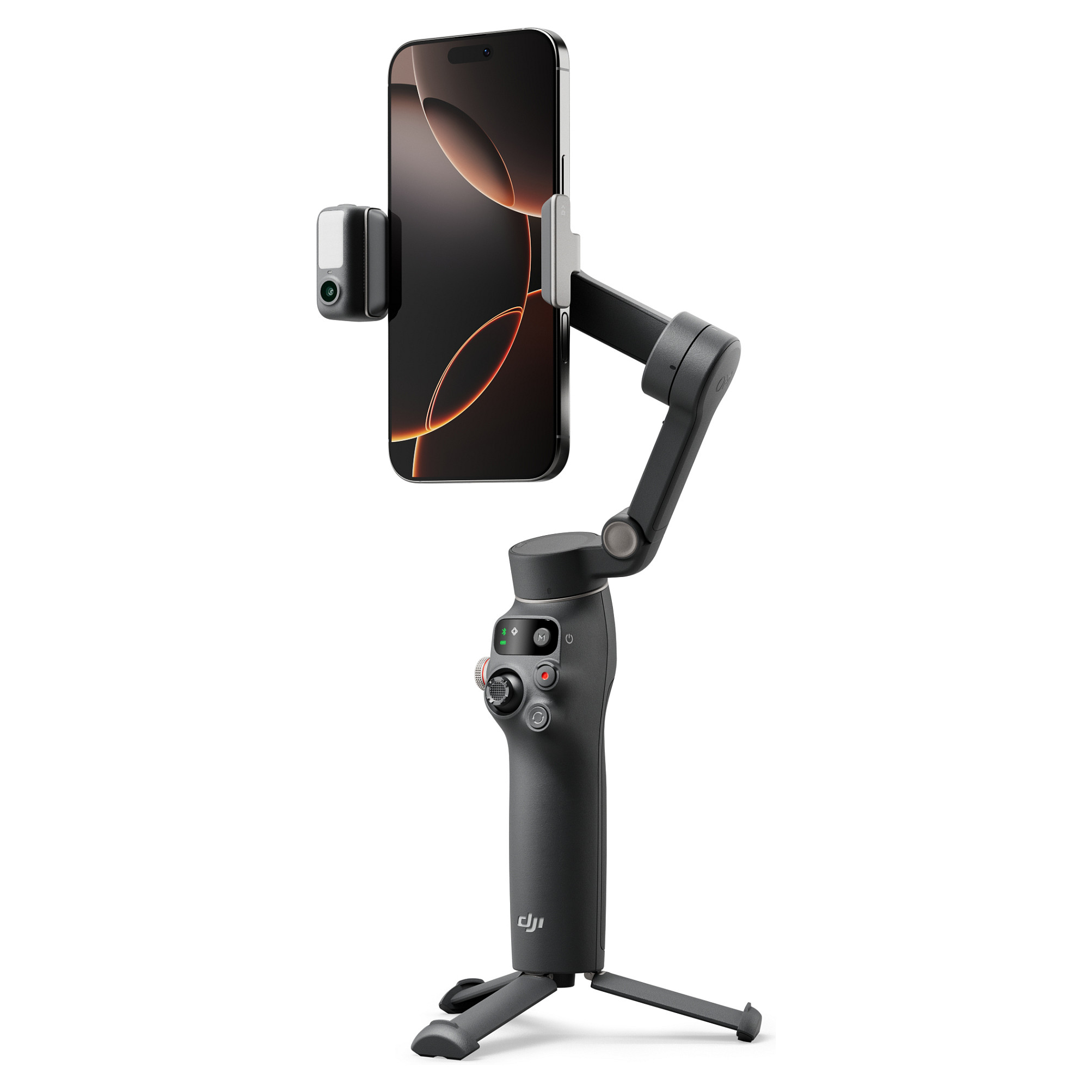 Stabilizues DJI Osmo Mobile 7P, 3-Aksësh, ActiveTrack 8.0, Tripod i Integruar, Shufër Zgjatuese - Gri e Errët 8