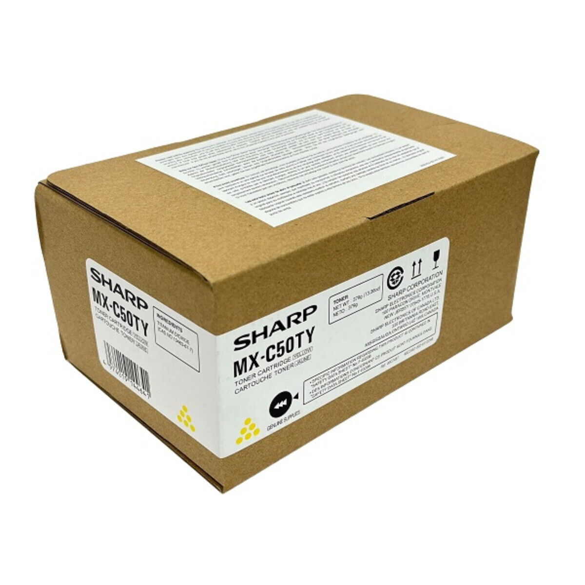 Toner Sharp MX-C50TY / MXC50TY – Verdhë