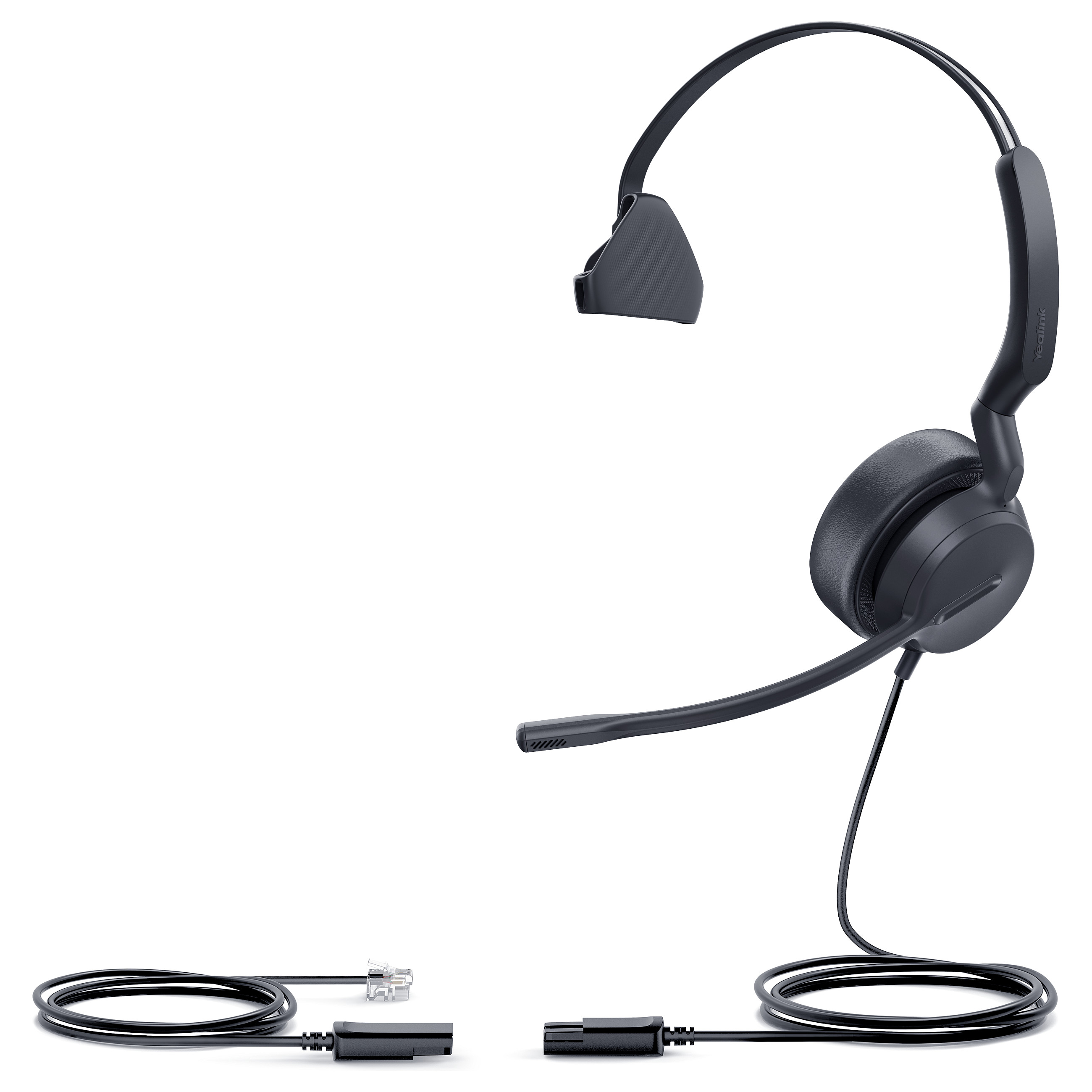 Kufje me kabllo Yealink YHS36 E2 Mono / QD-RJ9 / Noise Cancelling - Zezë 3