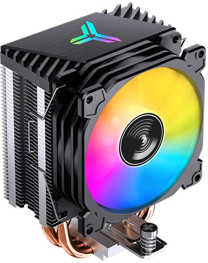 Ftohës për Procesor Jonsbo CR-1400E / 160W TDP / 4×6mm Heatpipe / 92mm PWM Fan / ARGB / LGA115x/1200/1700 / AM4/AM5 – Zezë