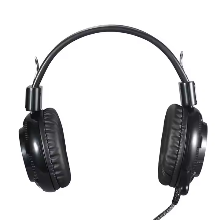 Kufje Gaming YORO Stereo F15 / USB / LED / Over-Ear / E zezë 2