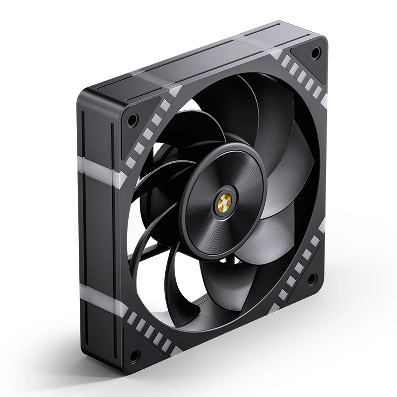 Ftohës për Kasë Jonsbo HF2-120BR / 120mm / 800-2200 RPM / ARGB / PWM / Reverse – Zezë