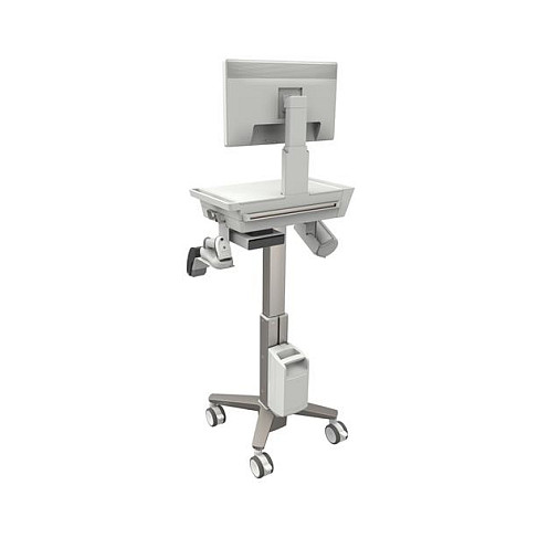 Mbajtëse për Monitor Ergotron CareFit Slim 2.0 C50-3510-0 , 1 Monitor , deri 27" , deri 14.5kg , karrocë me rrota , VESA 75x75 & 100x100 - Bardhë/Gri 2