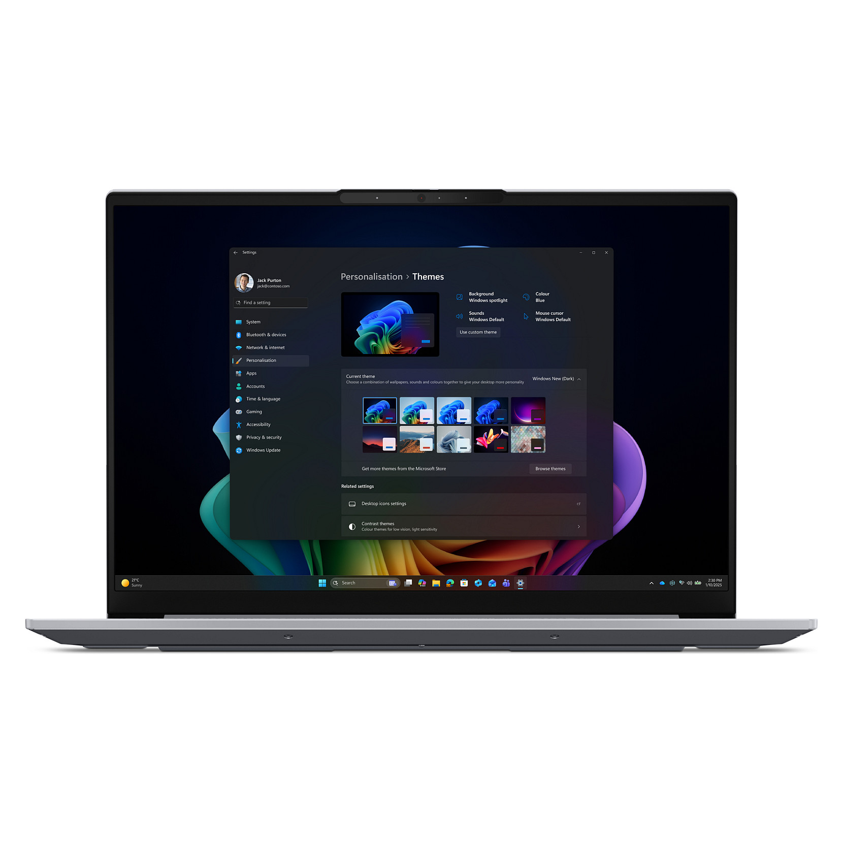 Laptop Lenovo ThinkBook 16 G9 / Ultra 5 325 / 16GB DDR5 / 512GB / 16" WUXGA IPS AG 60Hz / Intel Graphics / DE - Gri thumbnail 2