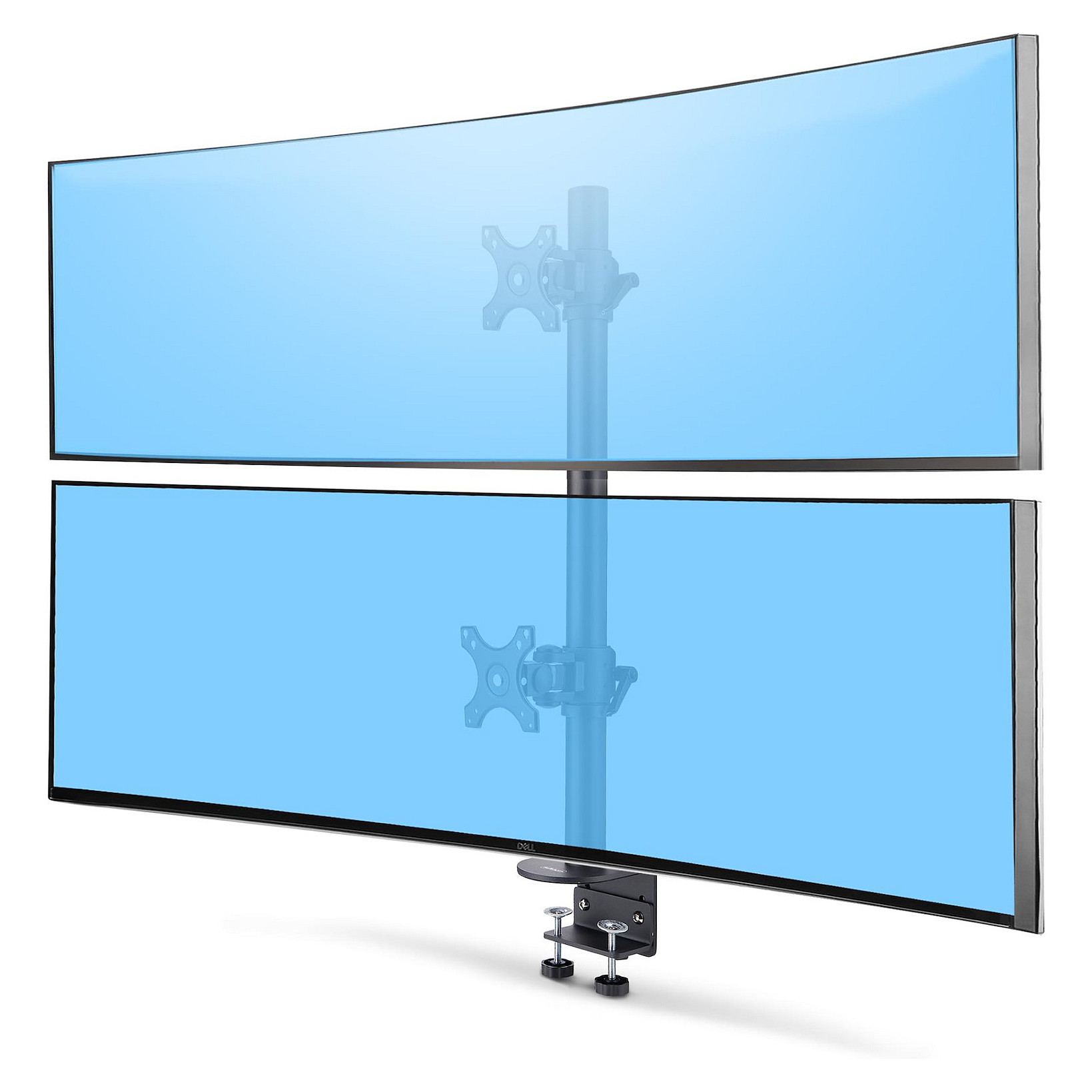 Mbajtëse për Monitor StarTech.com ARMSLMBARDUO , 2 Monitorë , 17–32" , deri 8kg për monitor , VESA 75x75 & 100x100 - Zezë 6