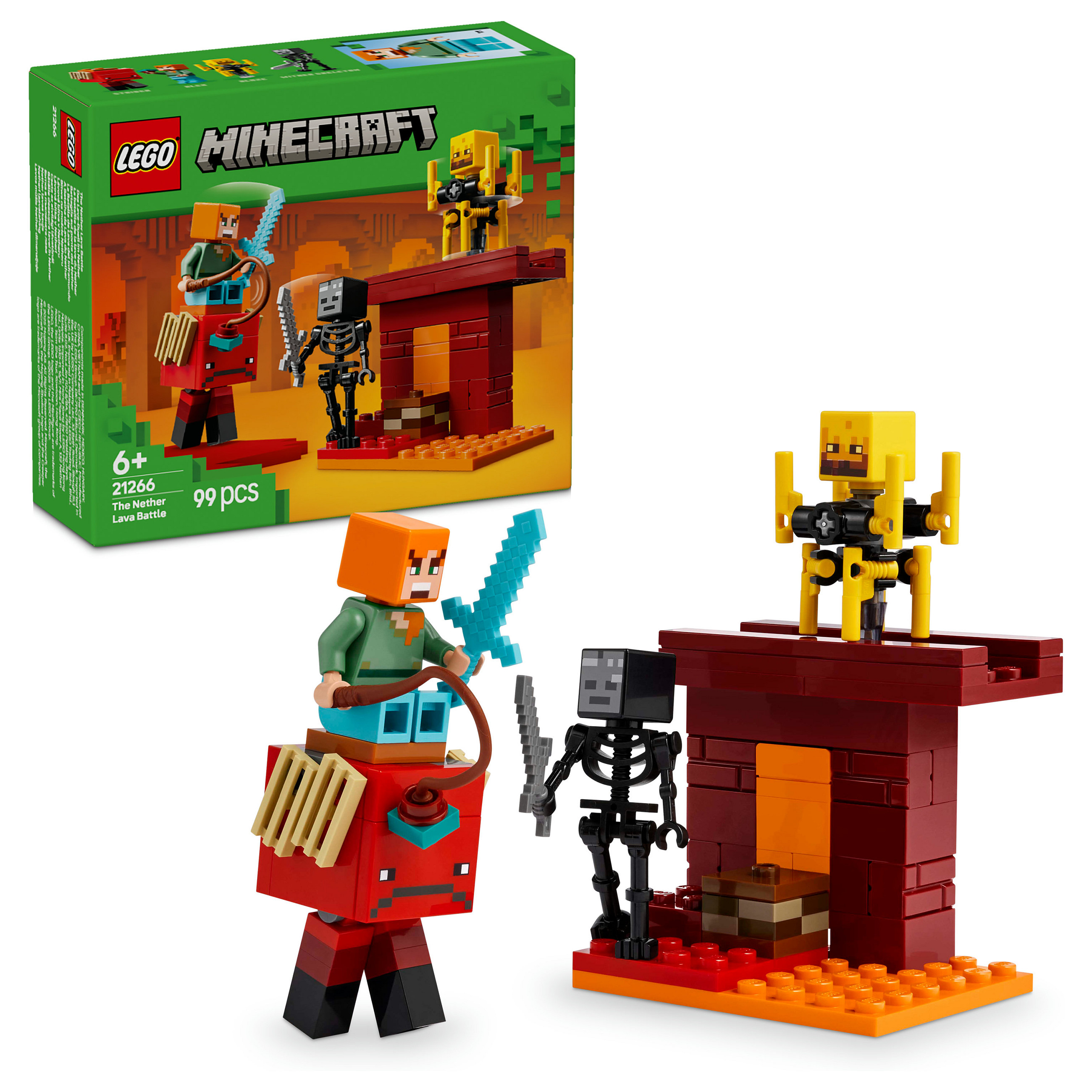 LEGO Minecraft The Nether Lava Battle thumbnail 2