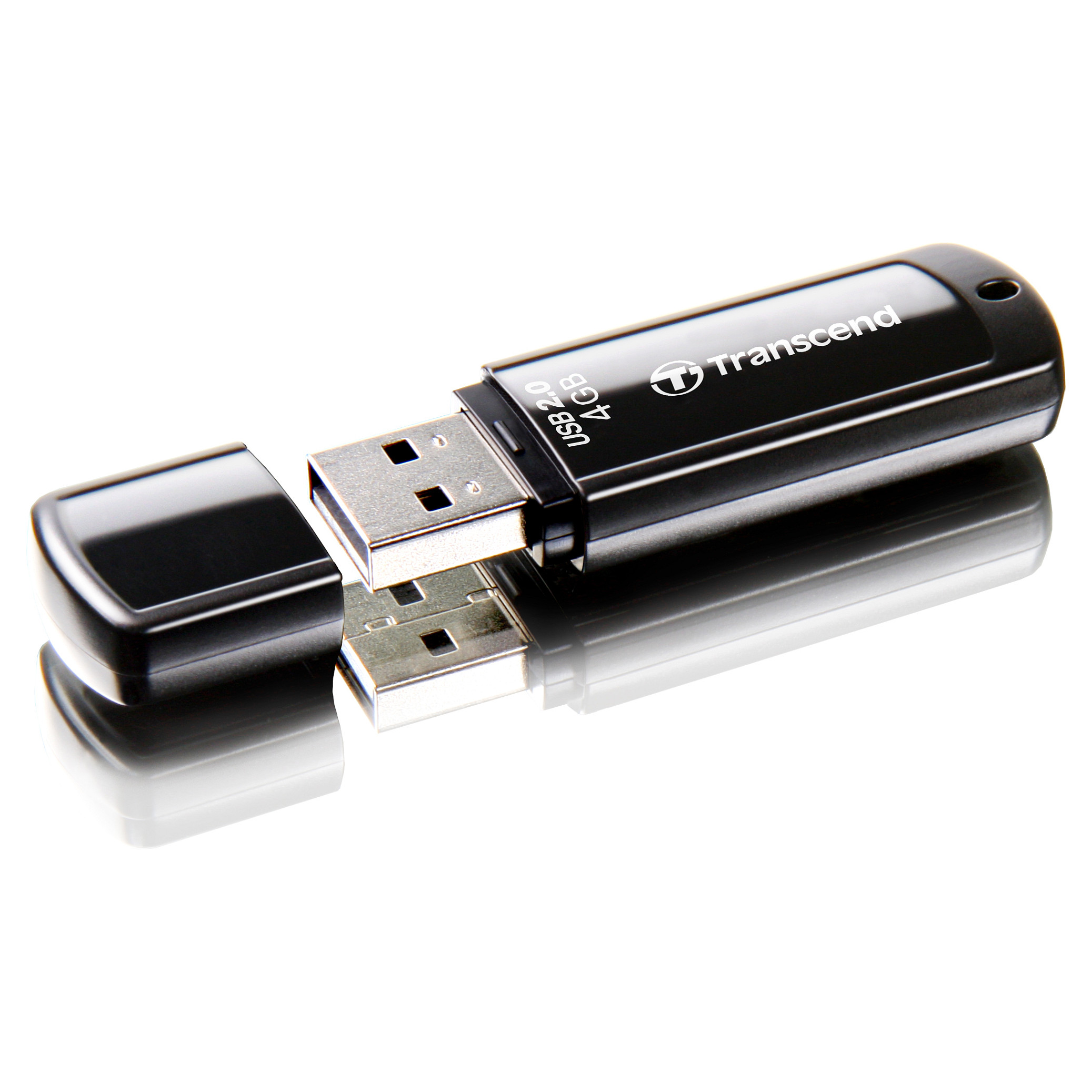 USB STICK Transcend JetFlash elite JetFlash 350, 4 GB, 2.0, e zezë thumbnail 2