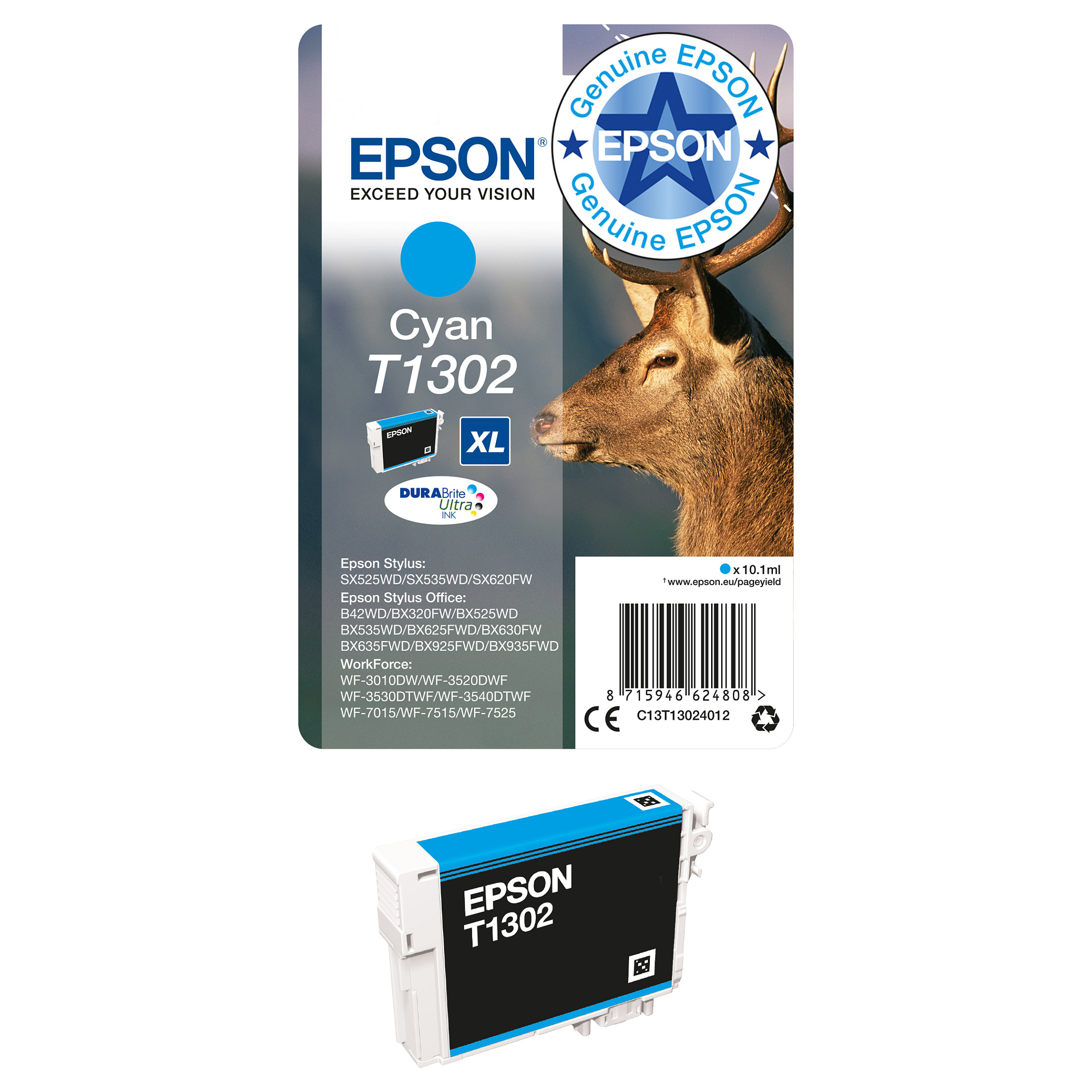 Ink Epson T130240 / Blu thumbnail 2