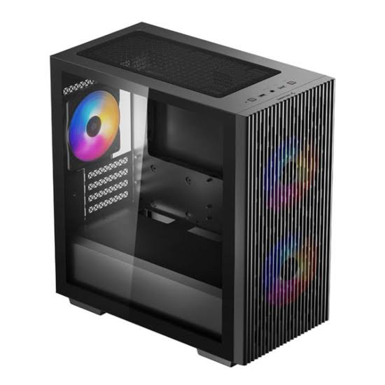 Kasë DeepCool MATREXX 40 3FS / Micro-ATX Mini-Tower / 3x Ventilatorë 120mm / Panel anësor prej xhami të temperuar - Zezë 2