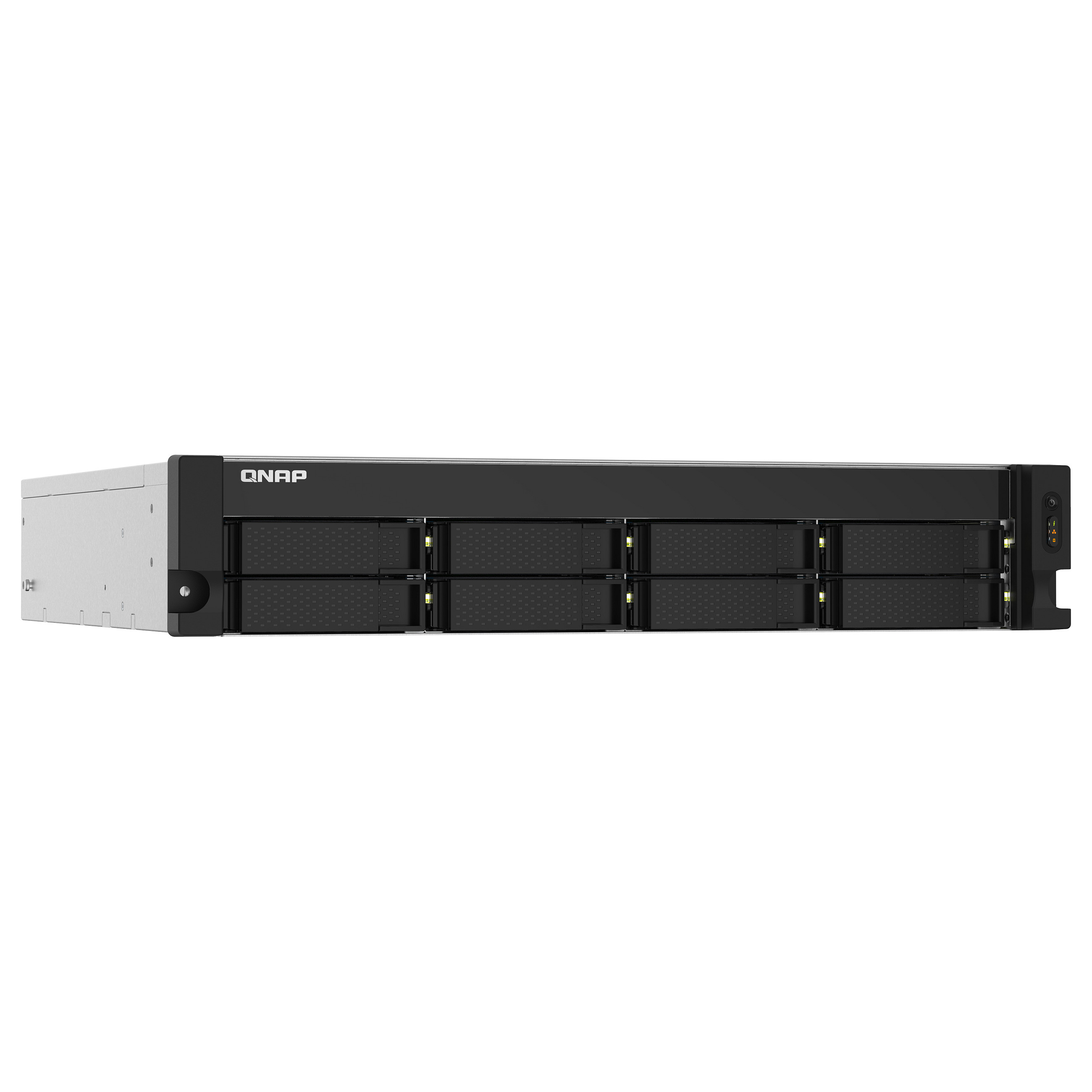 QNAP TS-832PXU-4G 8-Bay Rackmount NAS – ARM Cortex-A57, 4GB DDR4, 2x 2.5GbE, 2x 10GbE SFP+ 2