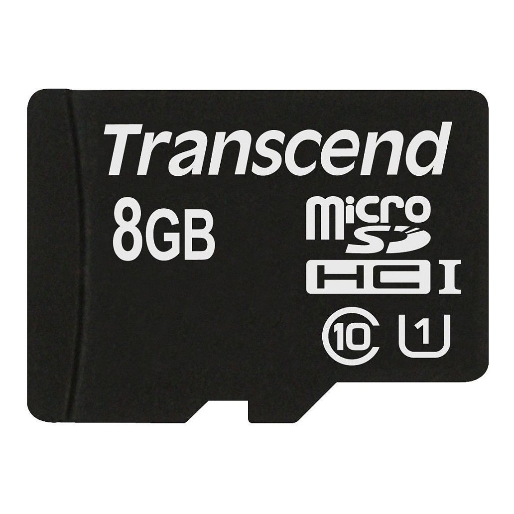 Kartë memorie SD microSD 8GB Transcend SDHC UHS1