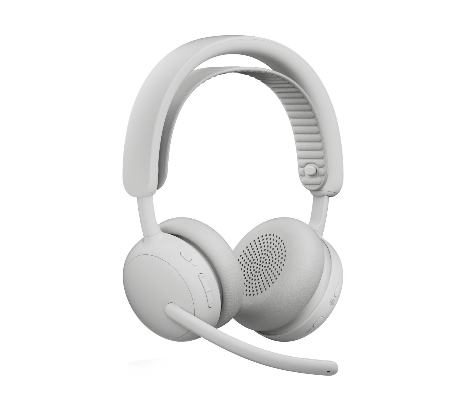 Kufje pa kabllo Logitech Zone Wireless 2 ES / Bluetooth 5.3 / USB-C Receiver / ANC / Driver 40mm - Bardhë 2
