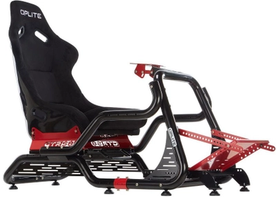 Mbështetje për Sim Racing OPLITE GTR S8 Elite Force / OP-GTR-EFR(S8) / 150-210 cm / 150 kg / Full Force Kit – Zezë/Kuqe