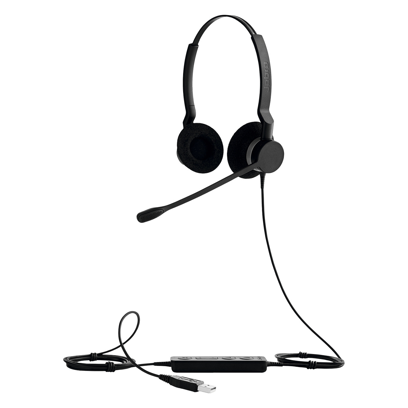 Kufje me kabllo Jabra BIZ 2300 Duo / USB-A / UC / Stereo - Zezë 4