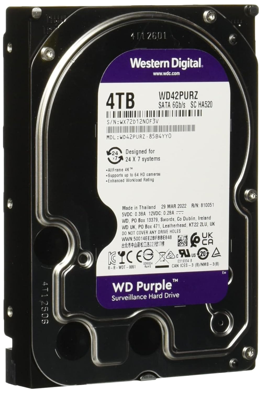 HDD e Brendshme për Server HPE 1TB / 861686-B21 / SATA 6G / 7.2K RPM / LFF 3.5" / Low Profile / Midline 5