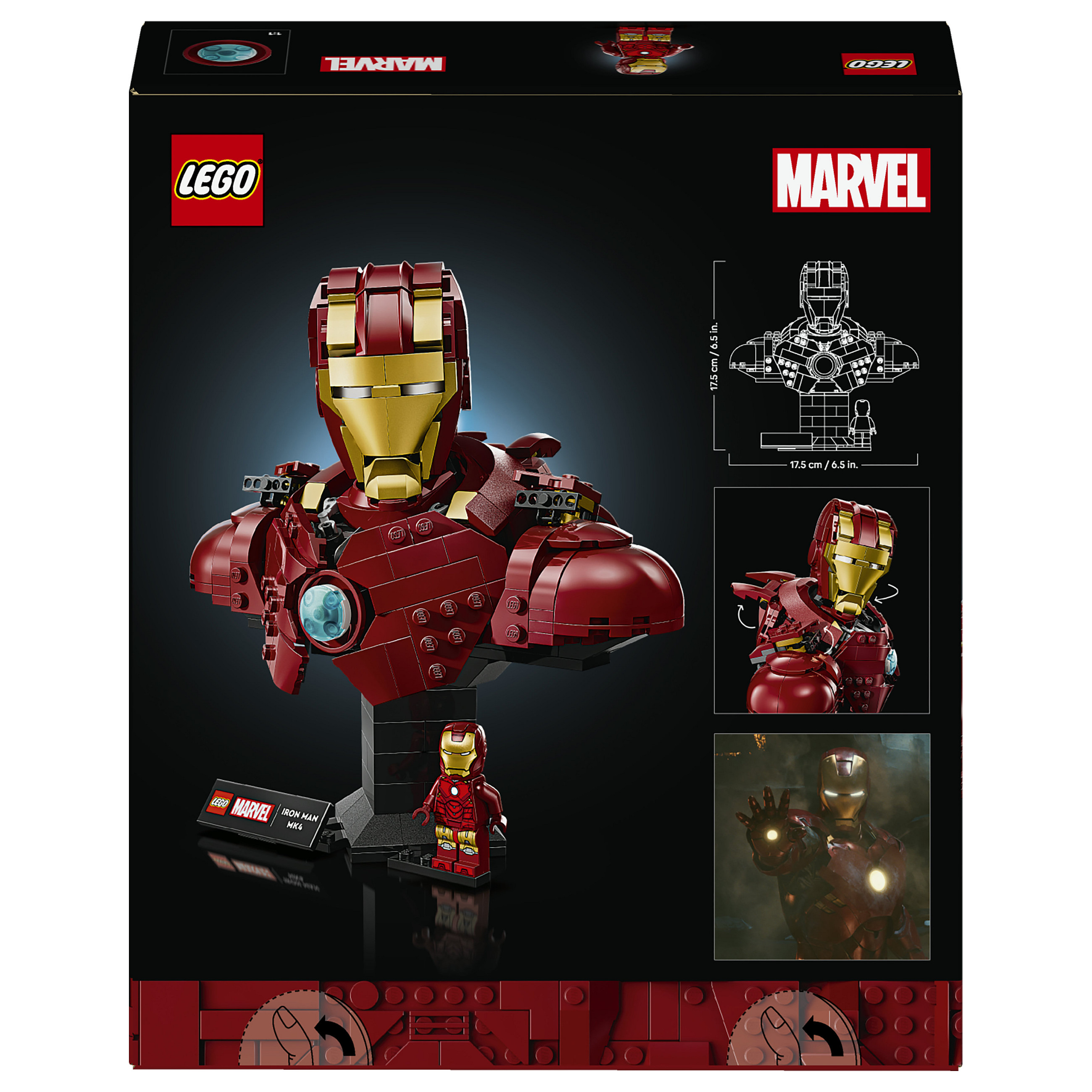 LEGO Marvel Iron Man MK4 Bust 76327 thumbnail 6