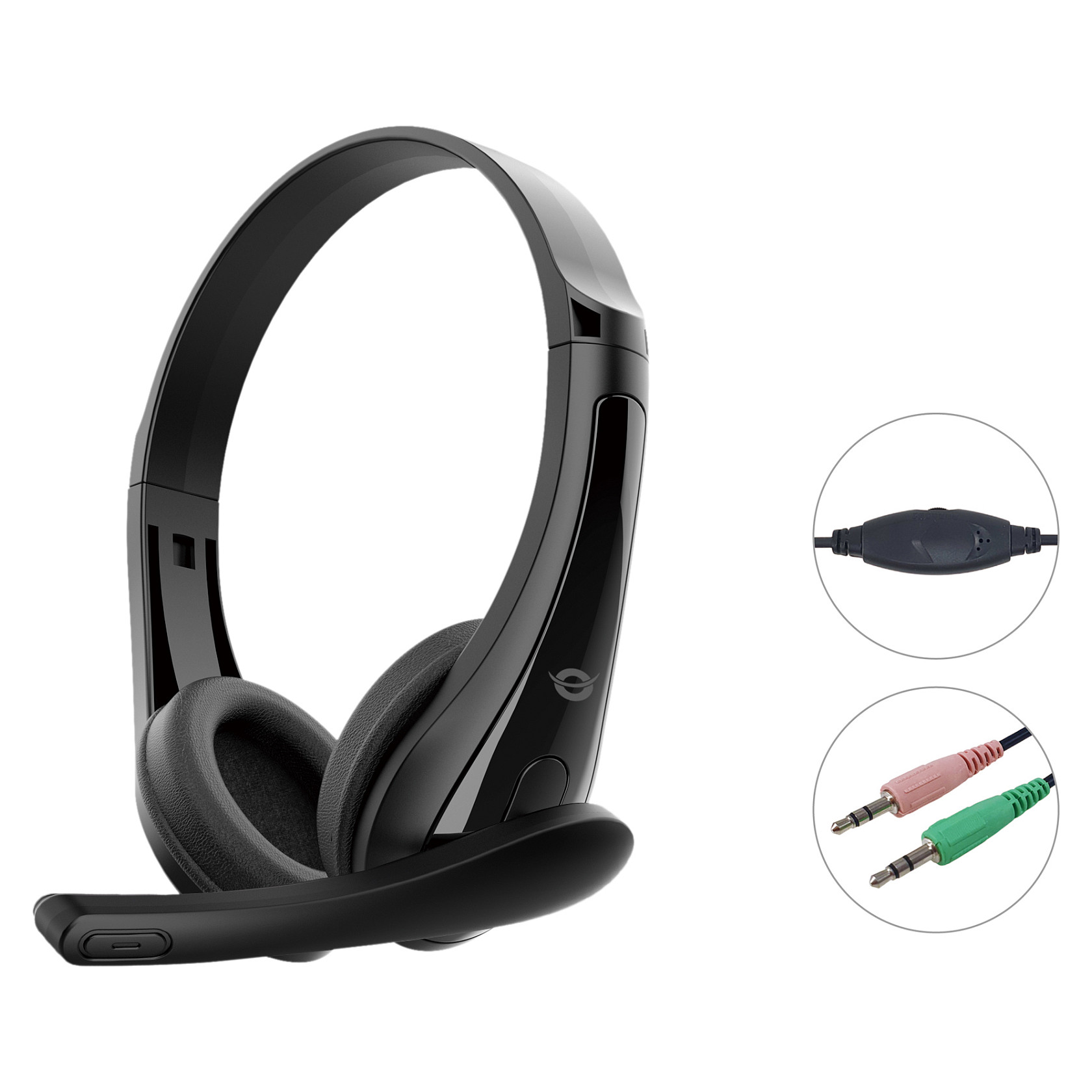 Kufje me kabllo Conceptronic BRENDAN02W / Earbud / USB-C / Mikrofon / 1.2 m – Bardhë 5