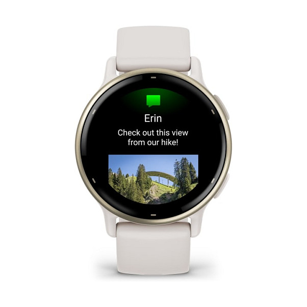 Orë e mençur Garmin Vivoactive 5 Ivory - Bardhë thumbnail 2