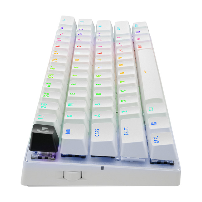 Tastierë Gaming Logitech G PRO X 60 LIGHTSPEED, Wired, Mekanike Optike, 60%, RGB, LIGHTSPEED 2.4GHz + Bluetooth - Bardhë/Zezë 7