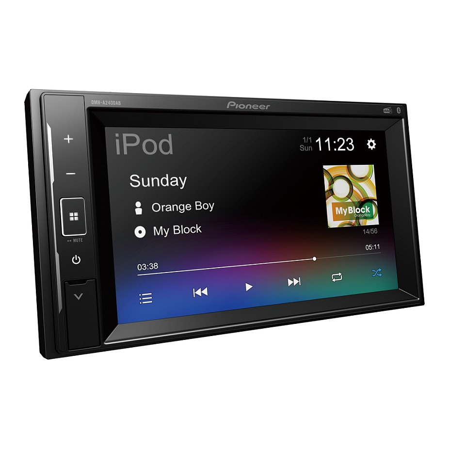 Radio multimedia për veturë Pioneer DMH-A240DAB, 2 DIN, ekran me prekje 6.2", DAB+, FM, Bluetooth, USB, 4 × 50 W - Zezë 3