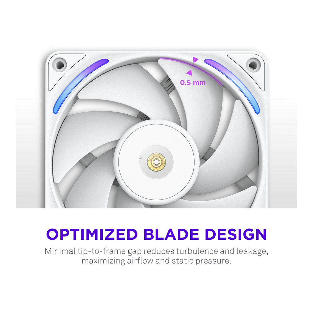 Ftohës për kasë NZXT F-Series F240X RGB Fan 240mm RF-U24PN-W1 thumbnail 5