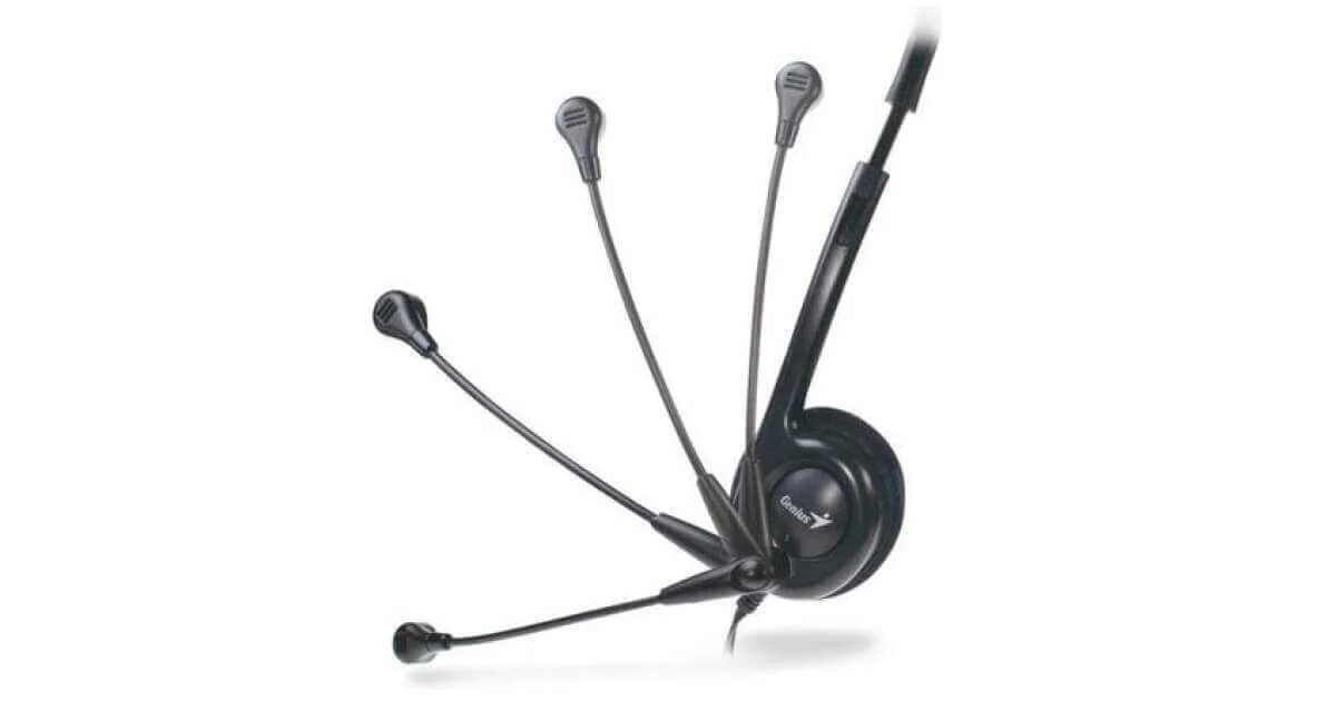Kufje me kabllo Genius HS-M200C / On-Ear / 3.5mm / 32 Ohm / 20Hz-20kHz / 57g – Zezë 2