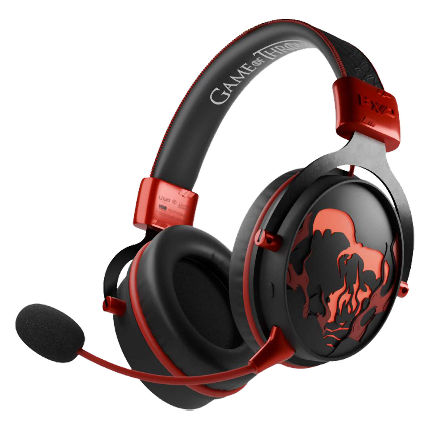 Kufje Gaming Lexip HBO Game of Thrones, Bluetooth – Zezë, Kuqe