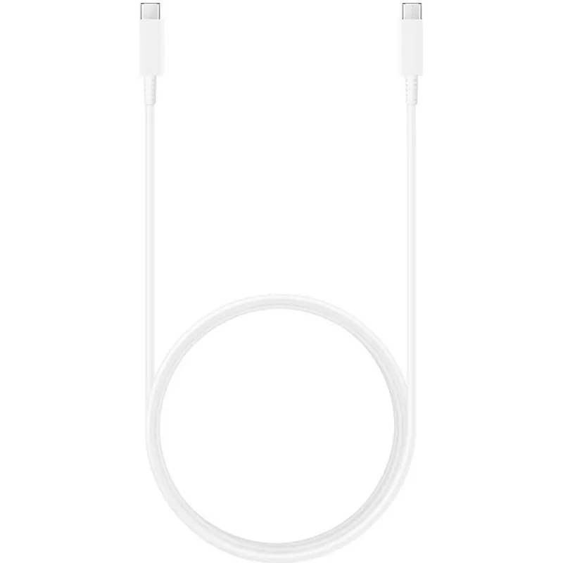 Kabllo për Karikim Samsung EP-DX510JWEGWW / USB-C në USB-C / 1.8m / 5A / USB 2.0 - Bardhë 4