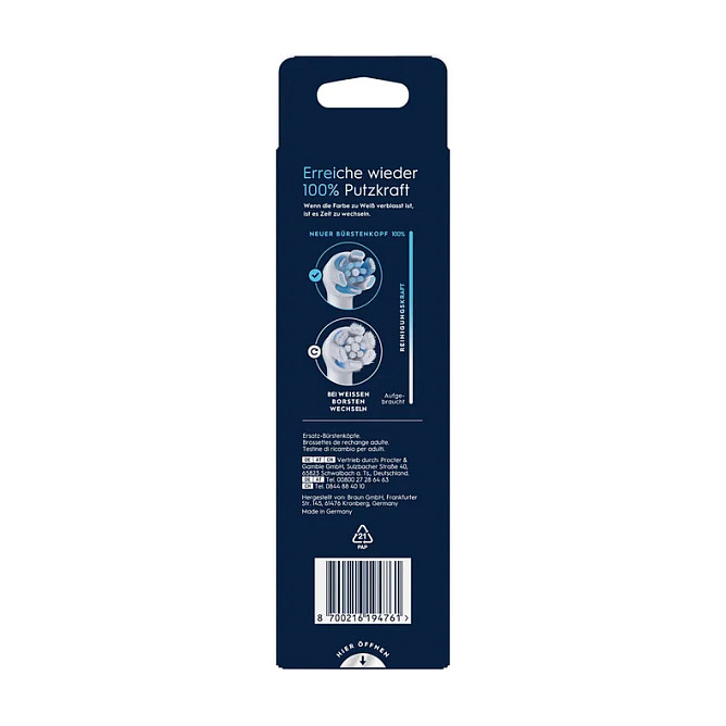 Koka zëvendësuese Oral-B iO Ultimative Reinigung, 6 copë - Bardhë 3