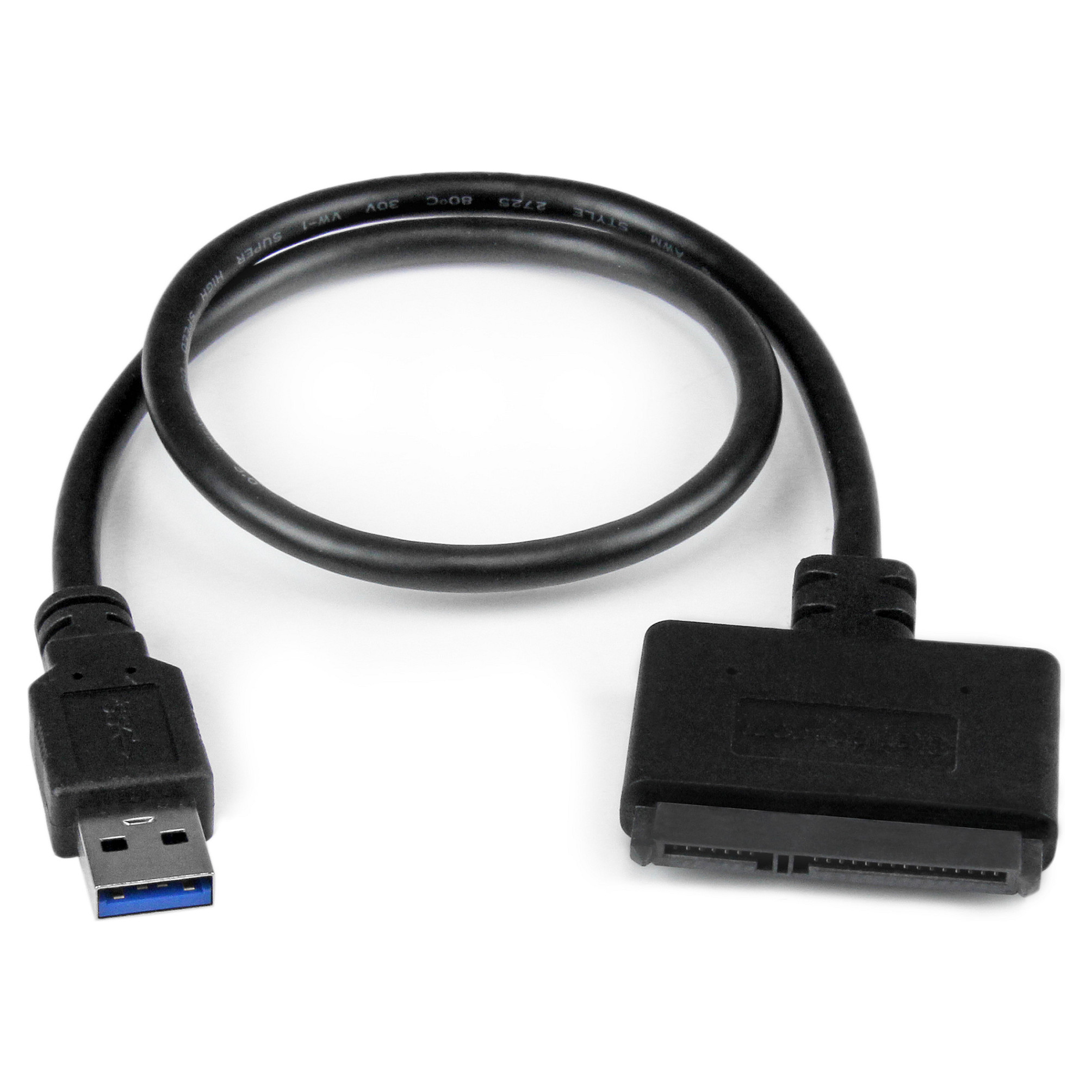 Kabllo USB StarTech.com USB3S2SAT3CB, USB 3.0, USB-A në SATA 2.5", 5 Gbps, UASP, 0.5 m - Zezë 6
