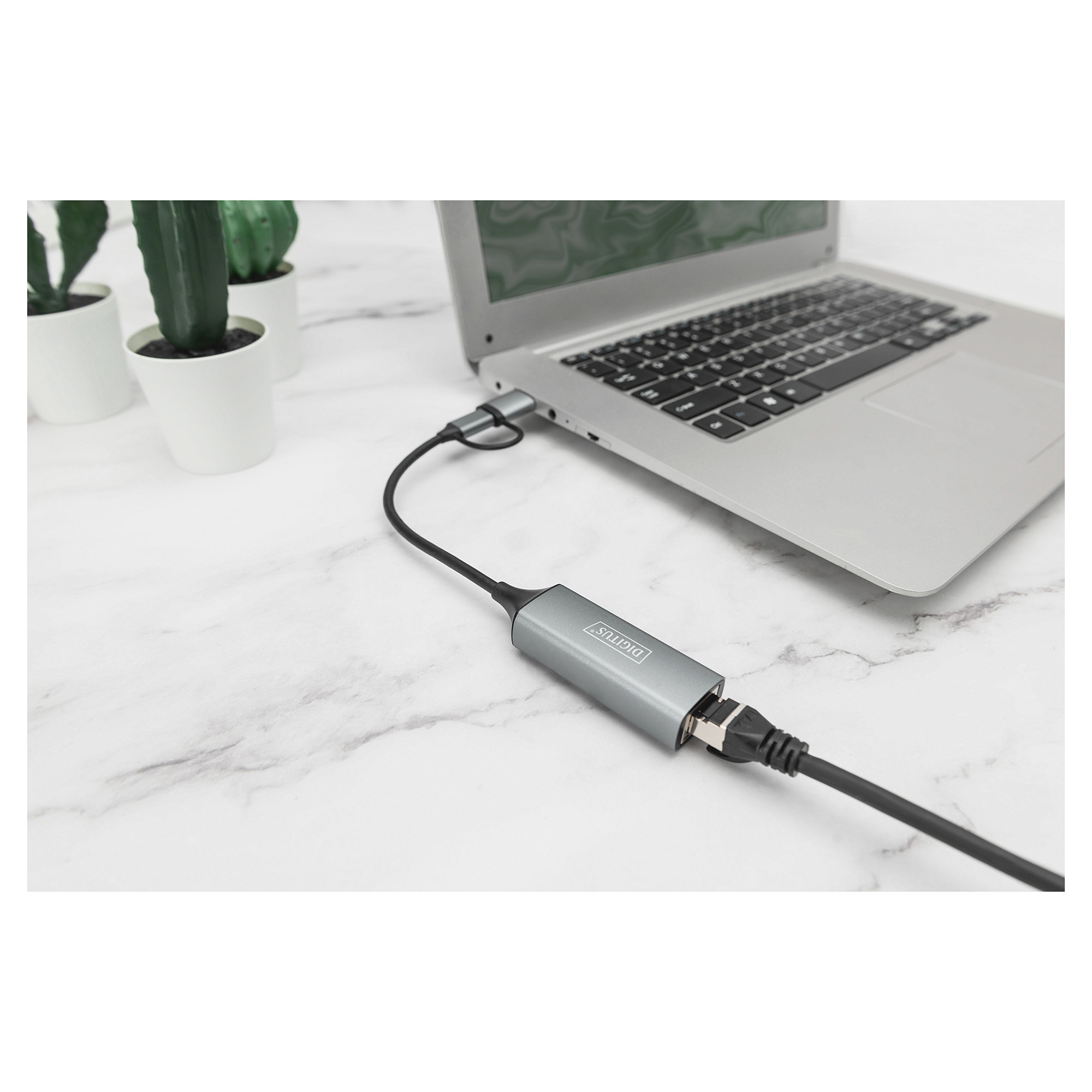 Adapter USB‑C DIGITUS → 2.5G Ethernet / USB 3.0 & USB‑C 3.1 thumbnail 2
