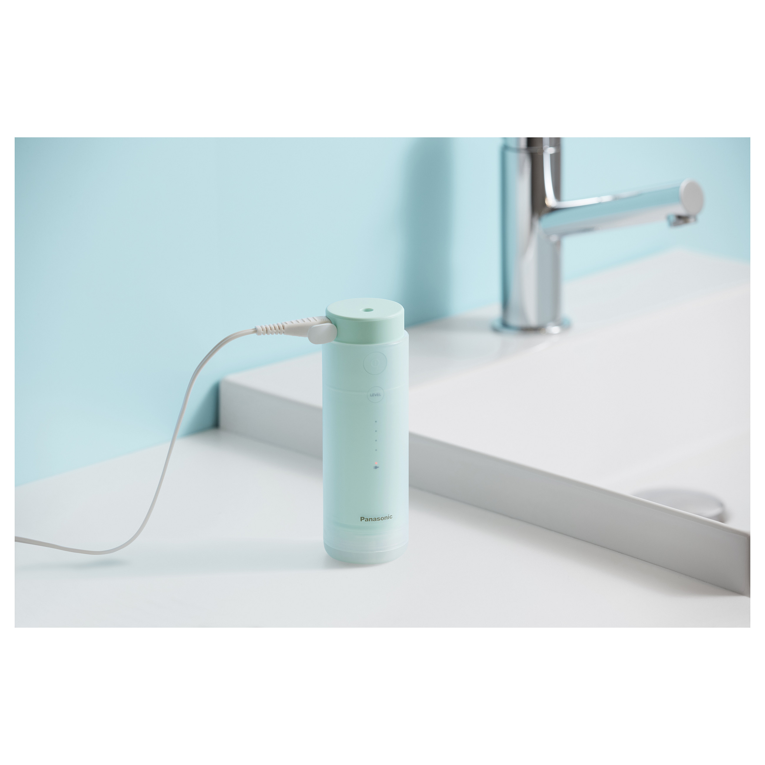 Irrigator Oral Panasonic EW-DJ4B-G503 / Ultrasonik / 4 Nivele Presioni / Rezervuar 150 ml / Bateri Li-Ion / Pa Kabllo – Gjelbër/Bardhë 7