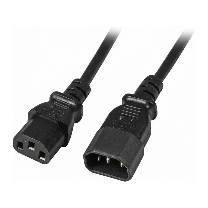 Kabllo për Furnizim me Energji InLine 16655M, Schuko CEE 7/7 në IEC C13, 10 m, 3x1.5 mm², 10 A, 250 V – Zezë 4