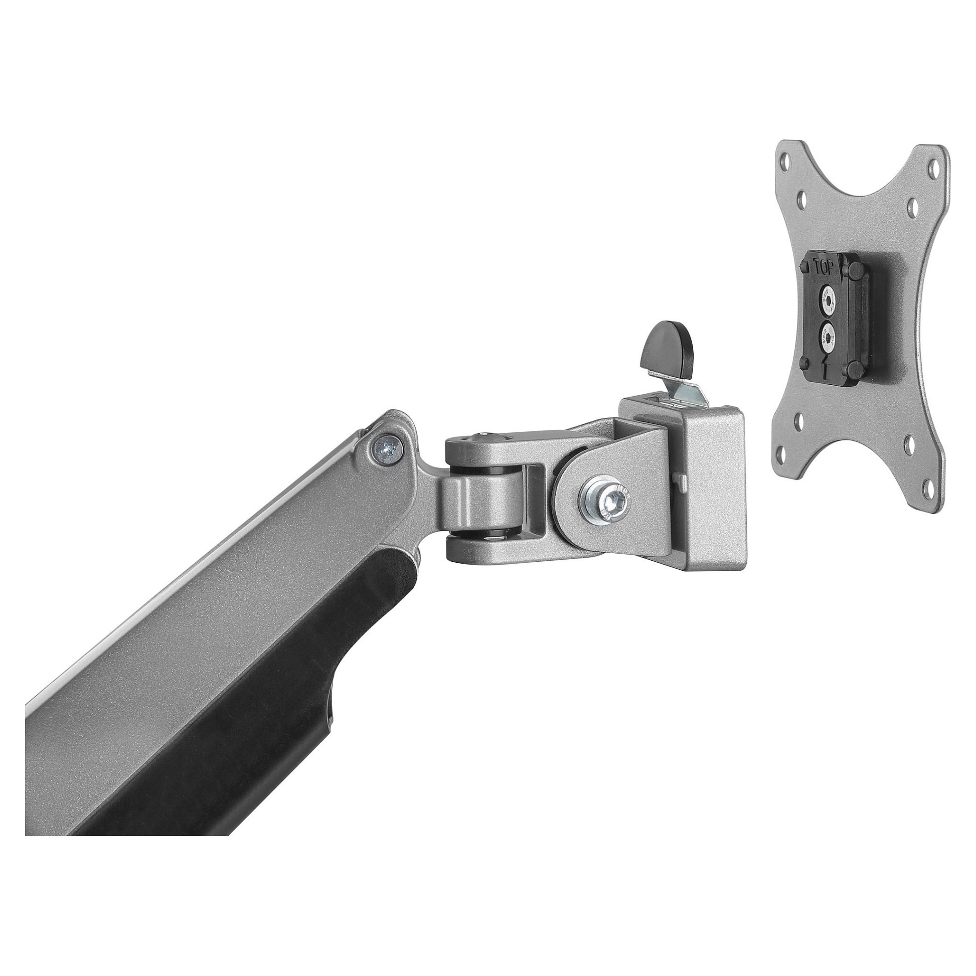 Mbajtëse për Monitor StarTech.com ARMPIVOTHD, Krah Ergonomik për 1 Monitor, 13"–32", deri 9 kg, VESA 75 × 75 mm, 100 × 100 mm - Argjend 6