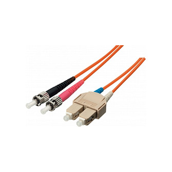 Kabllo për Rrjet Equip LWL Patch Cable ST–SC / 5.00m / Singlemode Duplex OS2 – Polybag