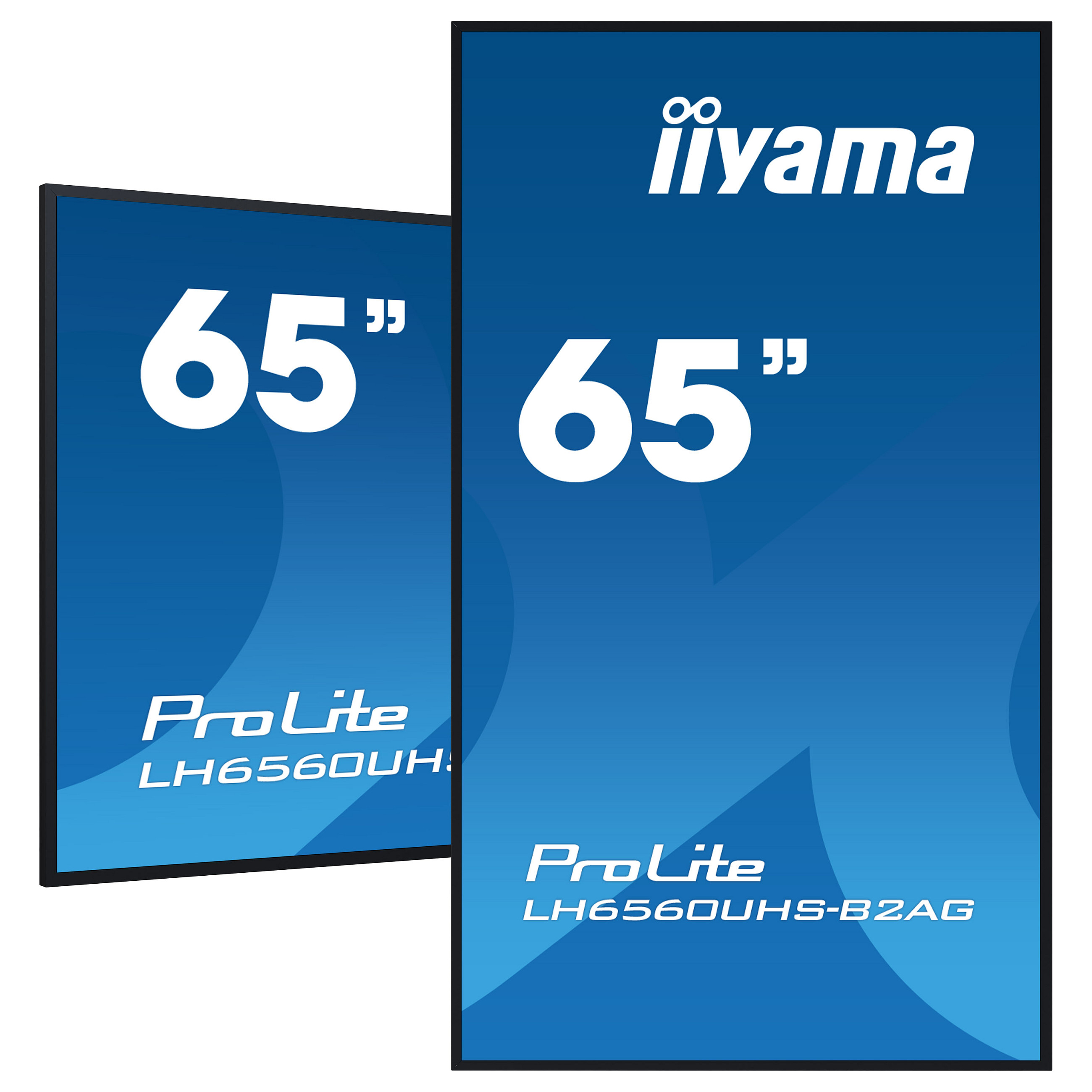 Ekran Prezantues iiyama ProLite LH6560UHS-B2AG / 65″ / 4K UHD VA LED / 60Hz / 6.5ms / HDMI + USB / Speaker - Zezë