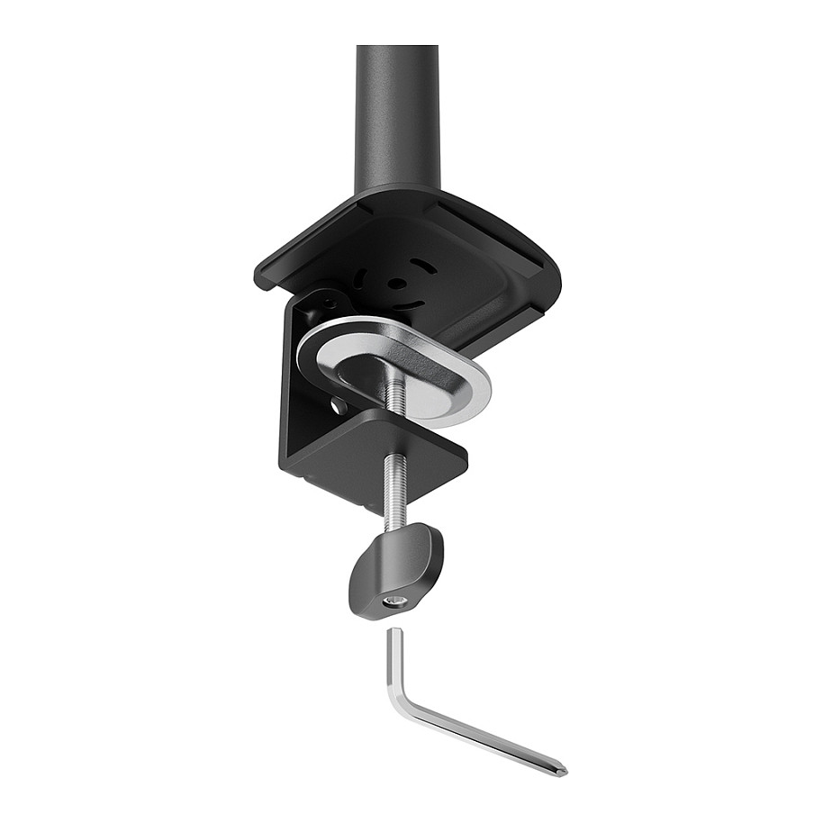 Mbajtëse për Monitor Neomounts DS60-600BL3 / 3 Monitorë / 10–27" / deri 6kg për Monitor / VESA 75x75 & 100x100 / Full Motion - Zezë 6