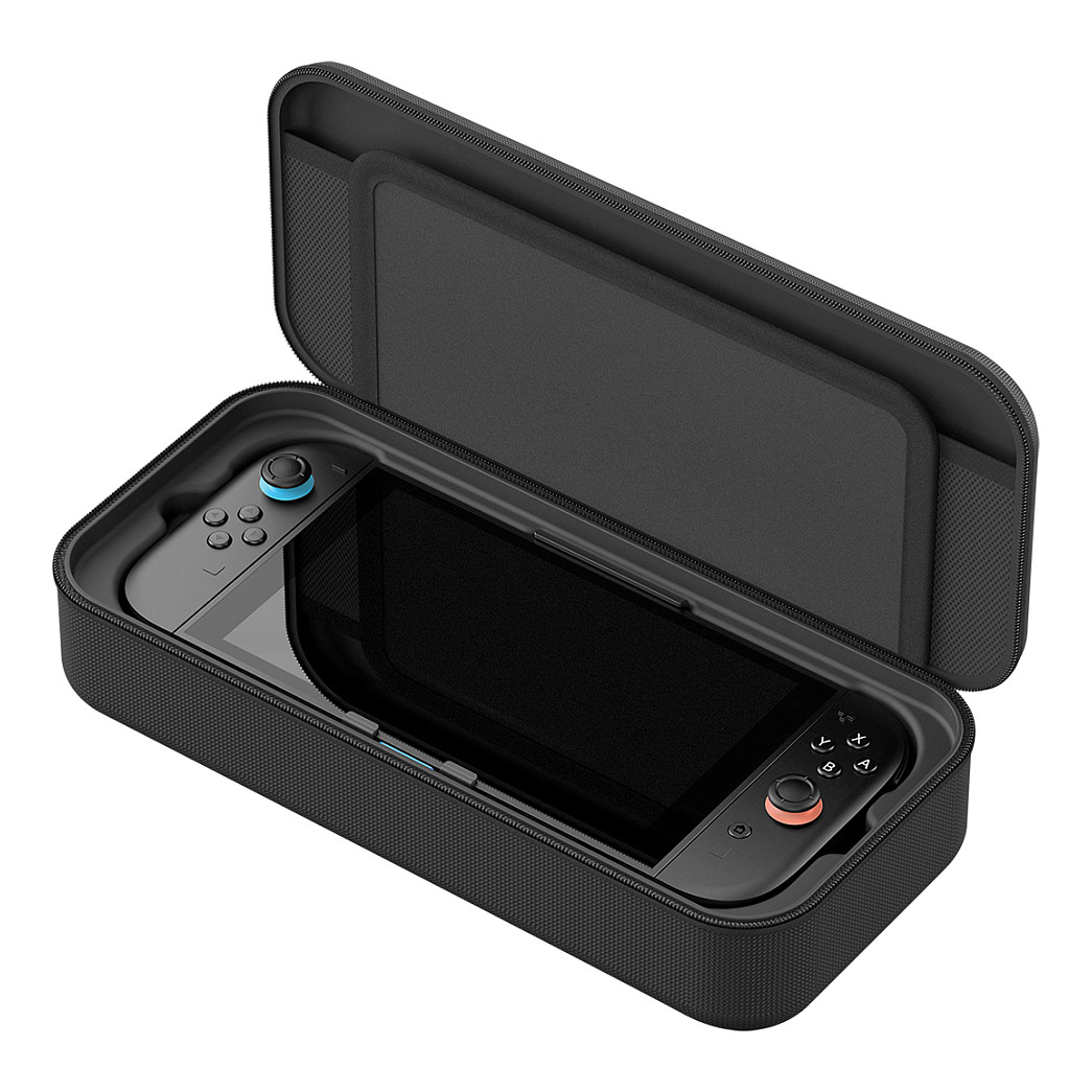 Këllëf për Konzolë Venom VS4964 / Nintendo Switch 2 / Power Bank 10,000 mAh / Mbajtje për 10 Lojëra / Magnetik – Zezë/Blu 2
