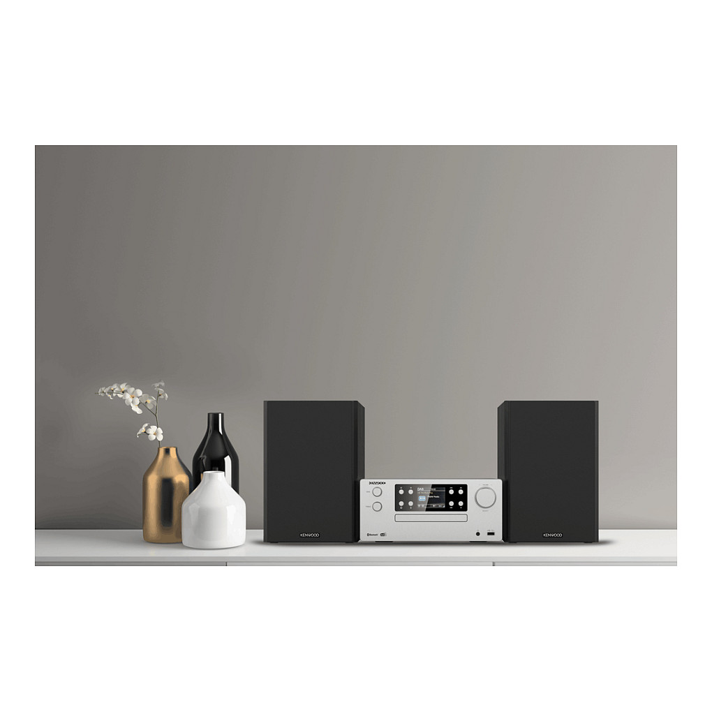Sistem Audio për Shtëpi Kenwood M-925DAB-S, 50 W, DAB+, FM, RDS, Dalje për Kufje 3.5 mm - Zezë, Argjend 2