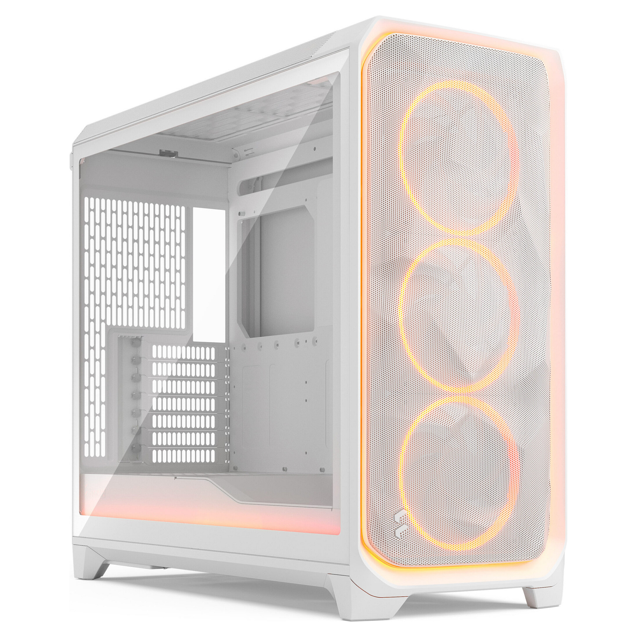 Kasë PC Fractal Design Meshify 3 XL Ambience Pro RGB / EATX / ATX / 3x 140mm RGB Fan / Tempered Glass - Bardhë