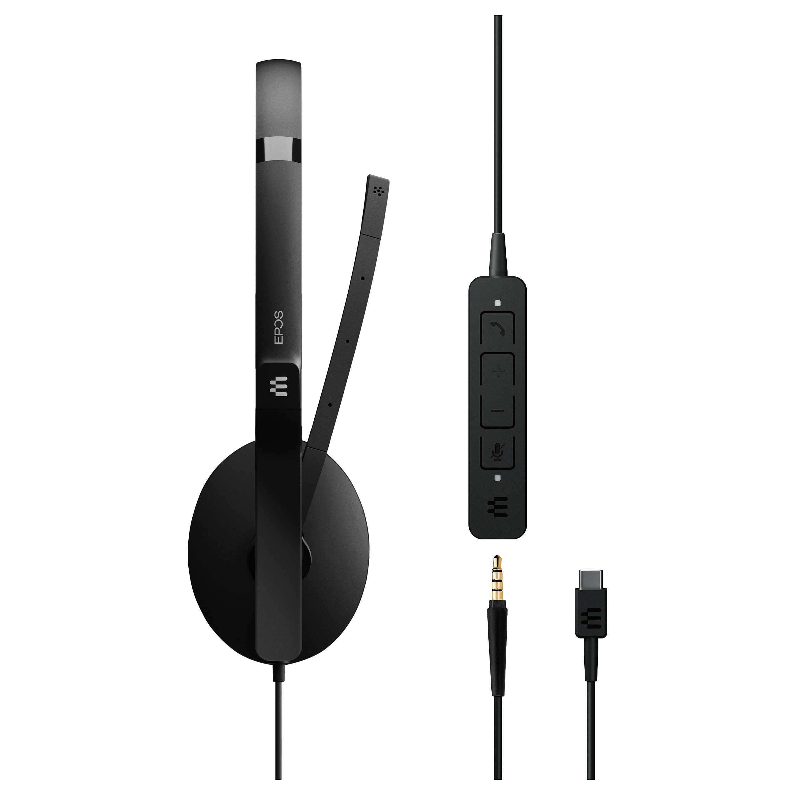 Kufje me kabllo EPOS ADAPT 165 USB-C II / USB-C / 3.5mm / Stereo / UC / Mikrofon me anulim zhurme - Zezë 6