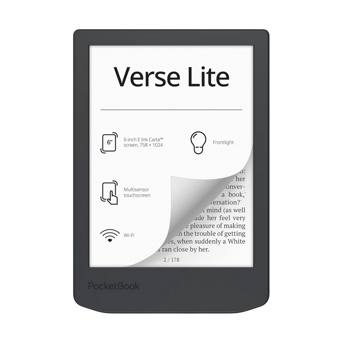 Aksesorë për E-book PocketBook Verse 6" Shell / H-S-634-B-WW / 6" / Verse & Verse Pro / Sleep-Wake – Blu 6